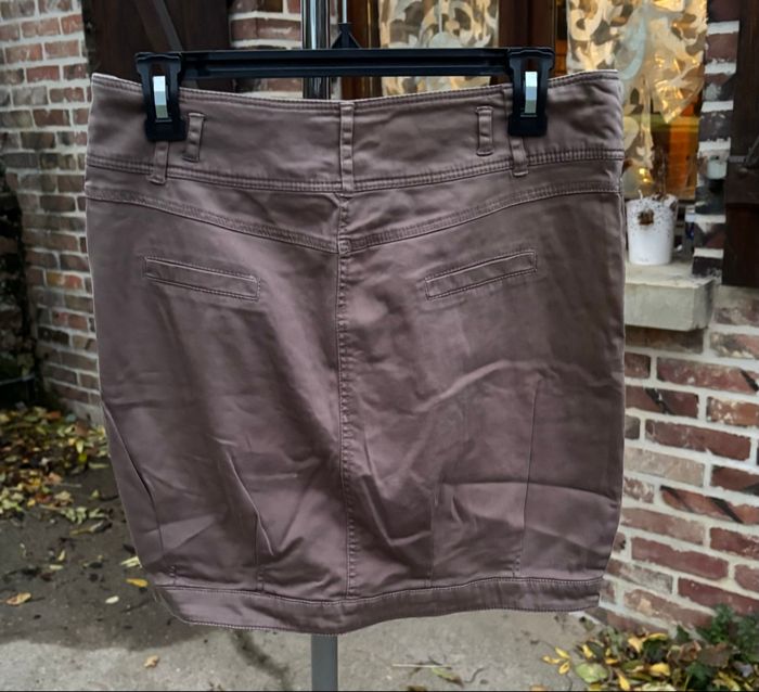 🤎 Jupe marron – Cache Cache – Taille 40 - photo numéro 3