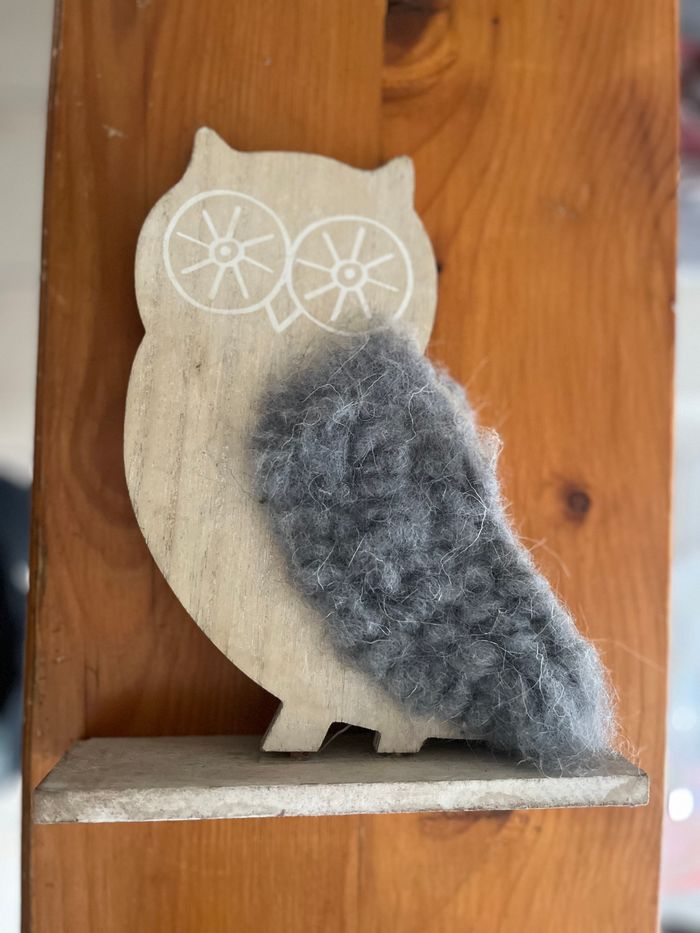 Décoration hibou en bois – style naturel et cosy - photo numéro 2