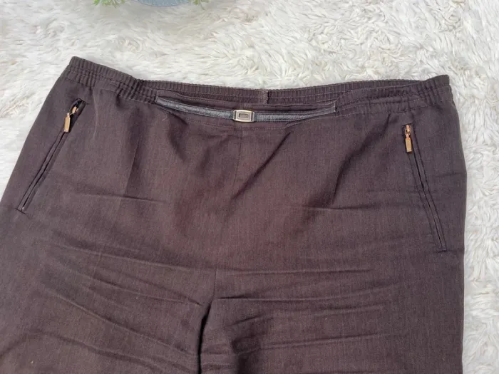 Pantalon  détails doré femme 44 - photo numéro 2