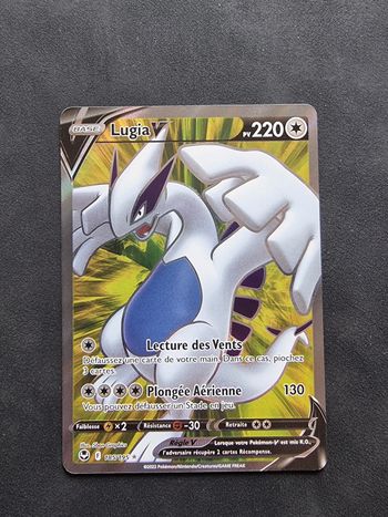 Lugia V 185 Tempête Argentée 