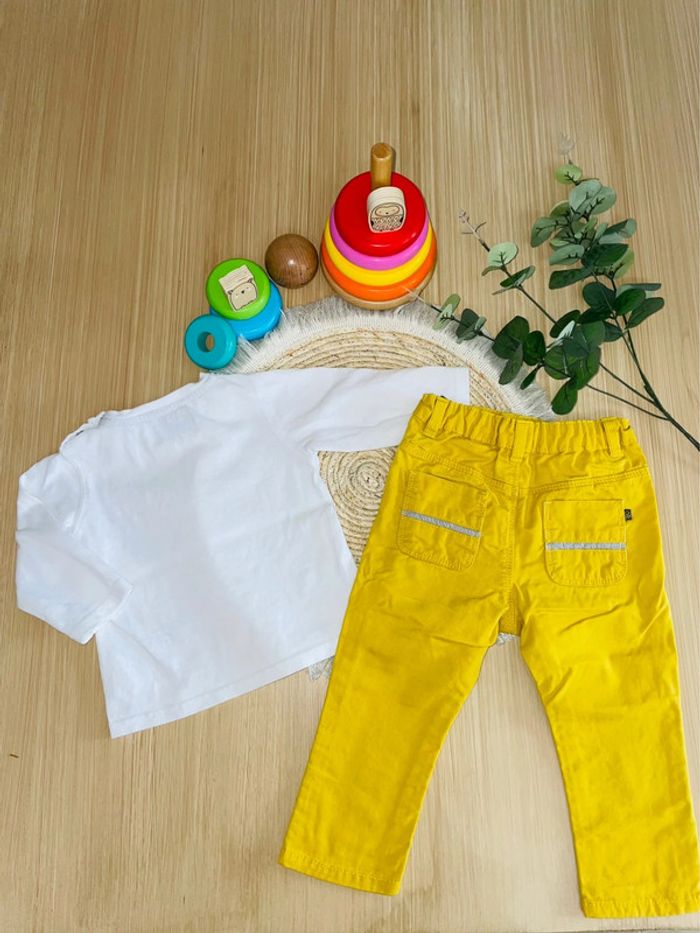 T-shirt et pantalon 18 mois garçon (80cm) - photo numéro 2