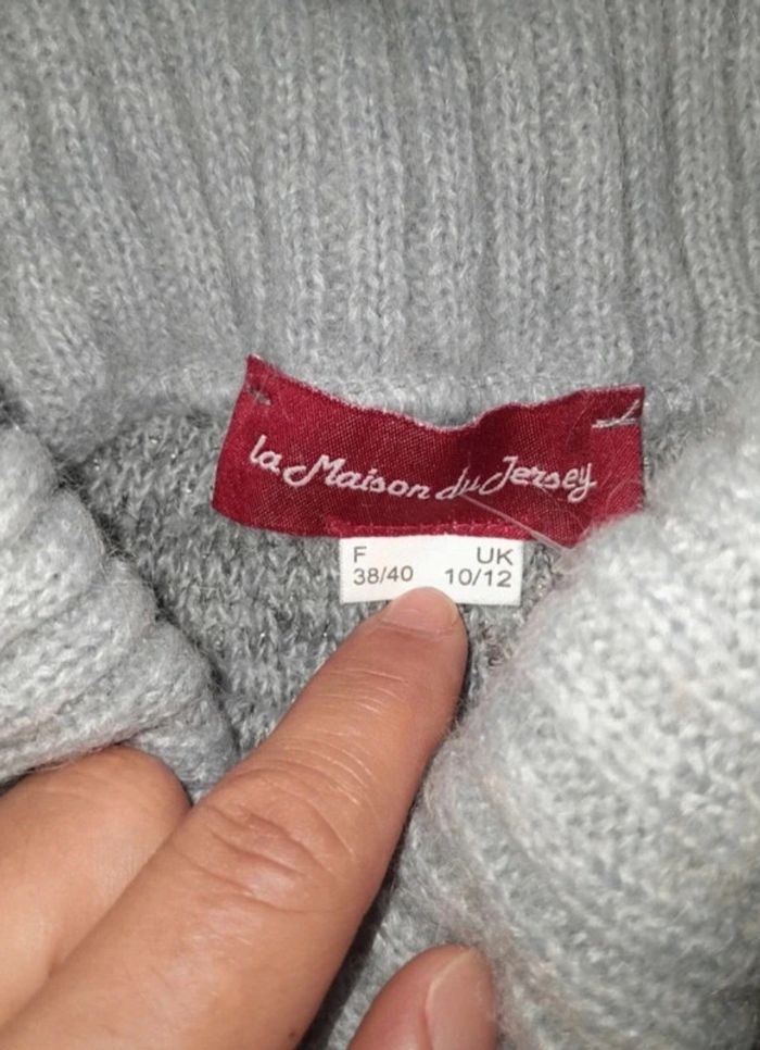 Pull col roulé La maison du Jersey taille 38-40 🌹 - photo numéro 3