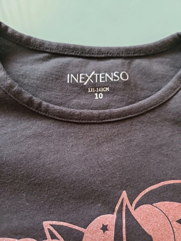 Tee-shirt manches longues licorne 10 ans - photo numéro 2