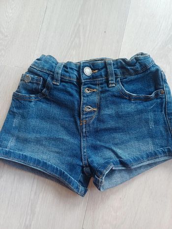 Short en jeans