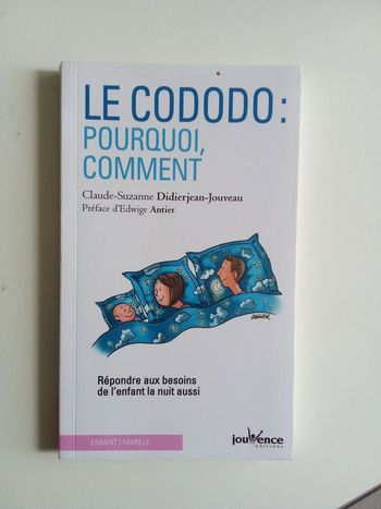 Livre le cododo pourquoi, comment édition , sommeil partagé , livre puériculture, parent, enfant, bébé