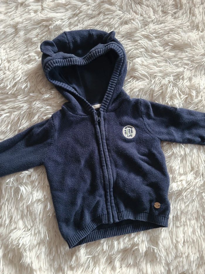 Gilet bleu marine