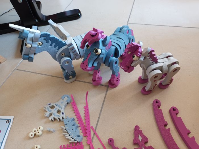 bloco chevaux et licorne - photo numéro 5