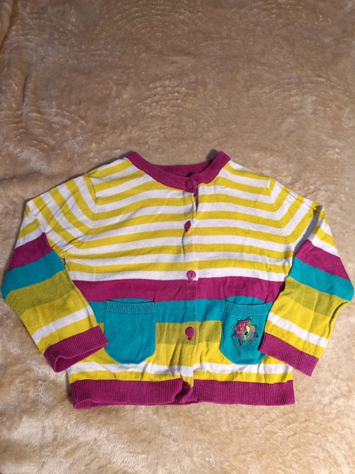 Gilet multicolore 24 mois