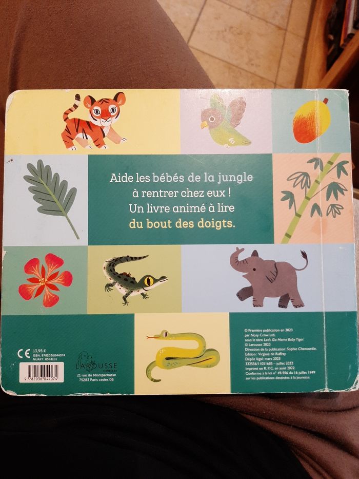 Livre animé animaux de la jungle - photo numéro 2