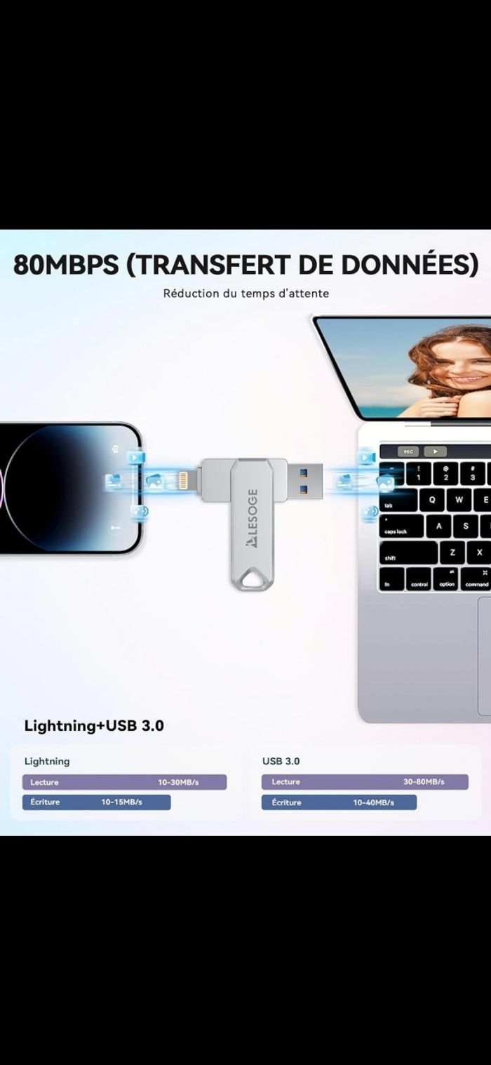 CLÉ USB POUR TÉLÉPHONE - photo numéro 8