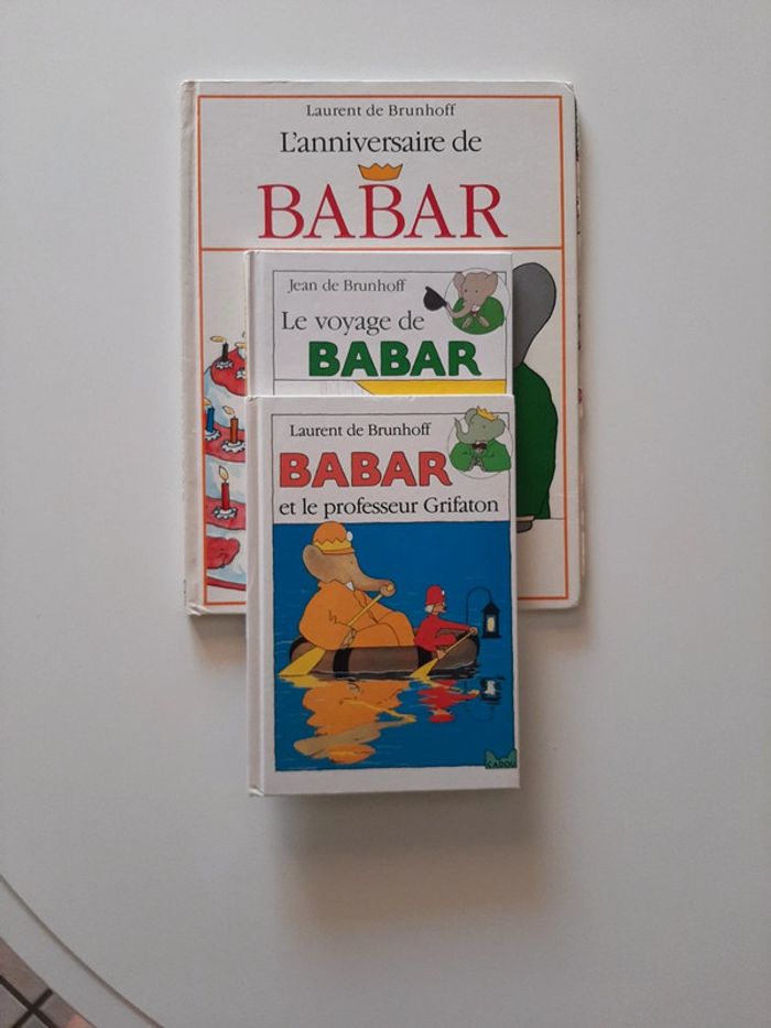 Lot 3 albums Babar - photo numéro 2