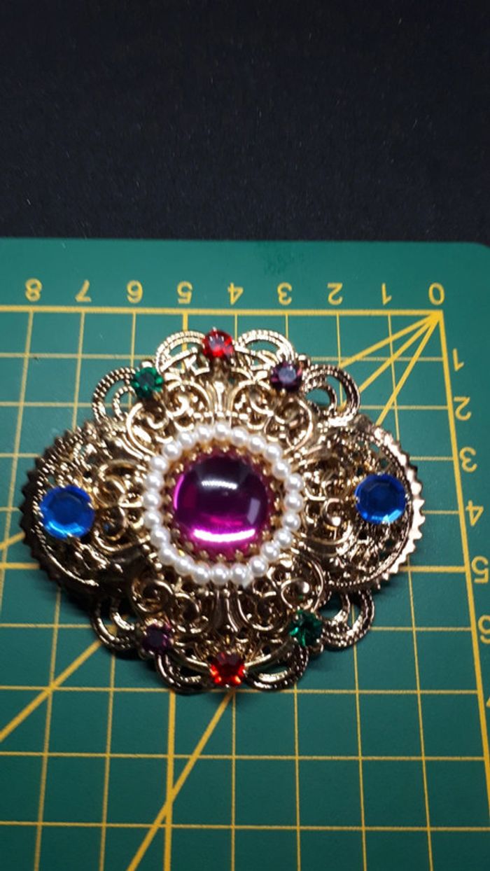 Très grand broche avec une boîte velour - photo numéro 8