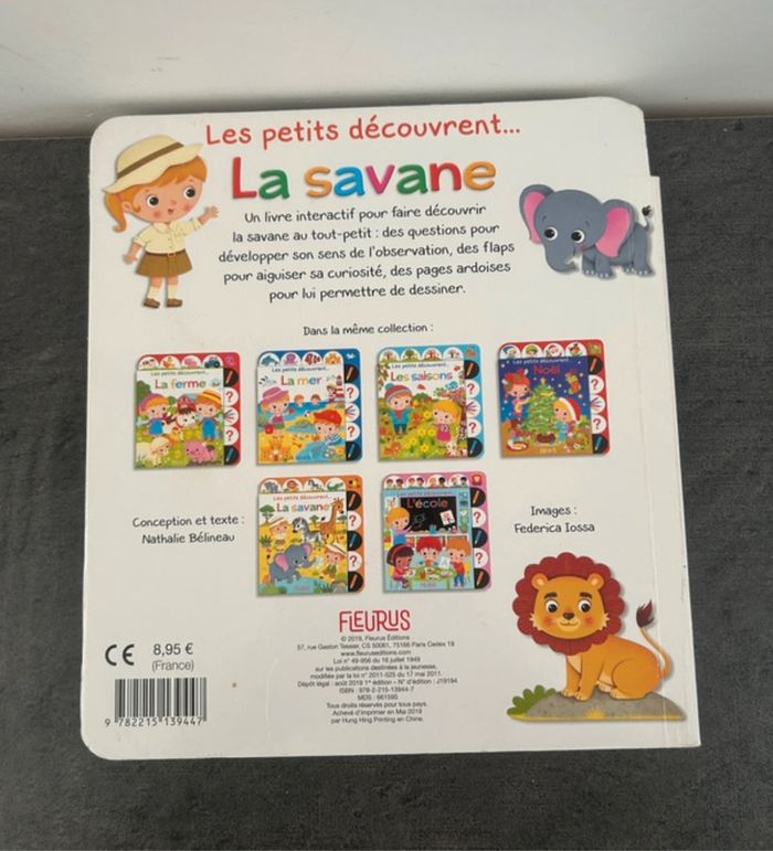 Livre les petits découvrent la savane - photo numéro 4