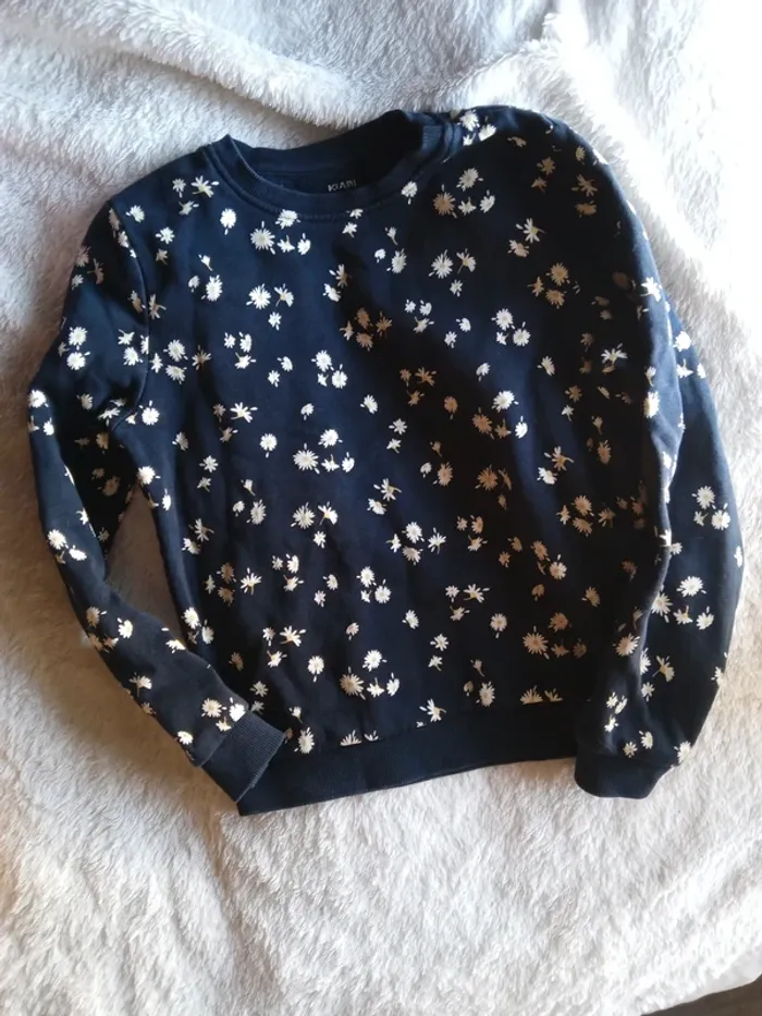 Pull motif fleurs - photo numéro 2