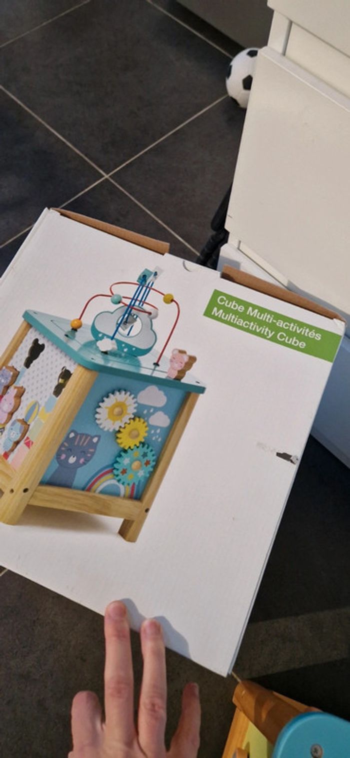 Cube en bois multi activité - photo numéro 12