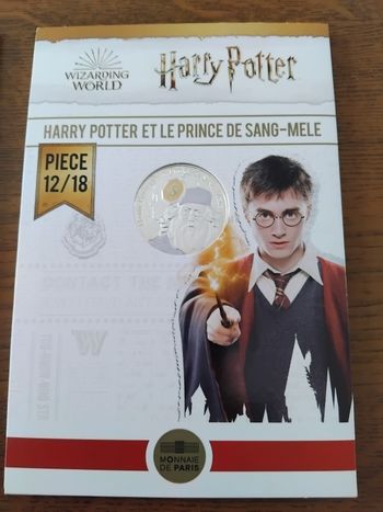 Piece 10euros harry potter en argent 