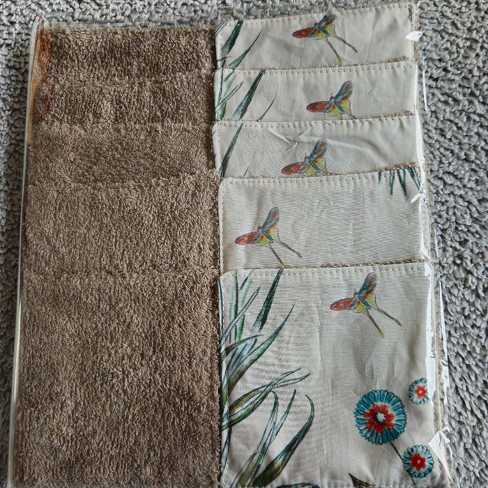 10 lingettes lavables 12x12 cm - photo numéro 2