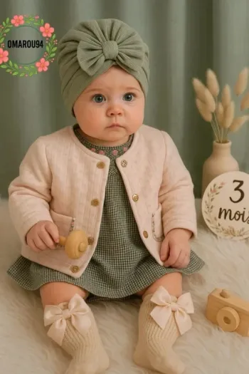 Ensemble complet 5 pièces sergent major fille 3 mois 🎀