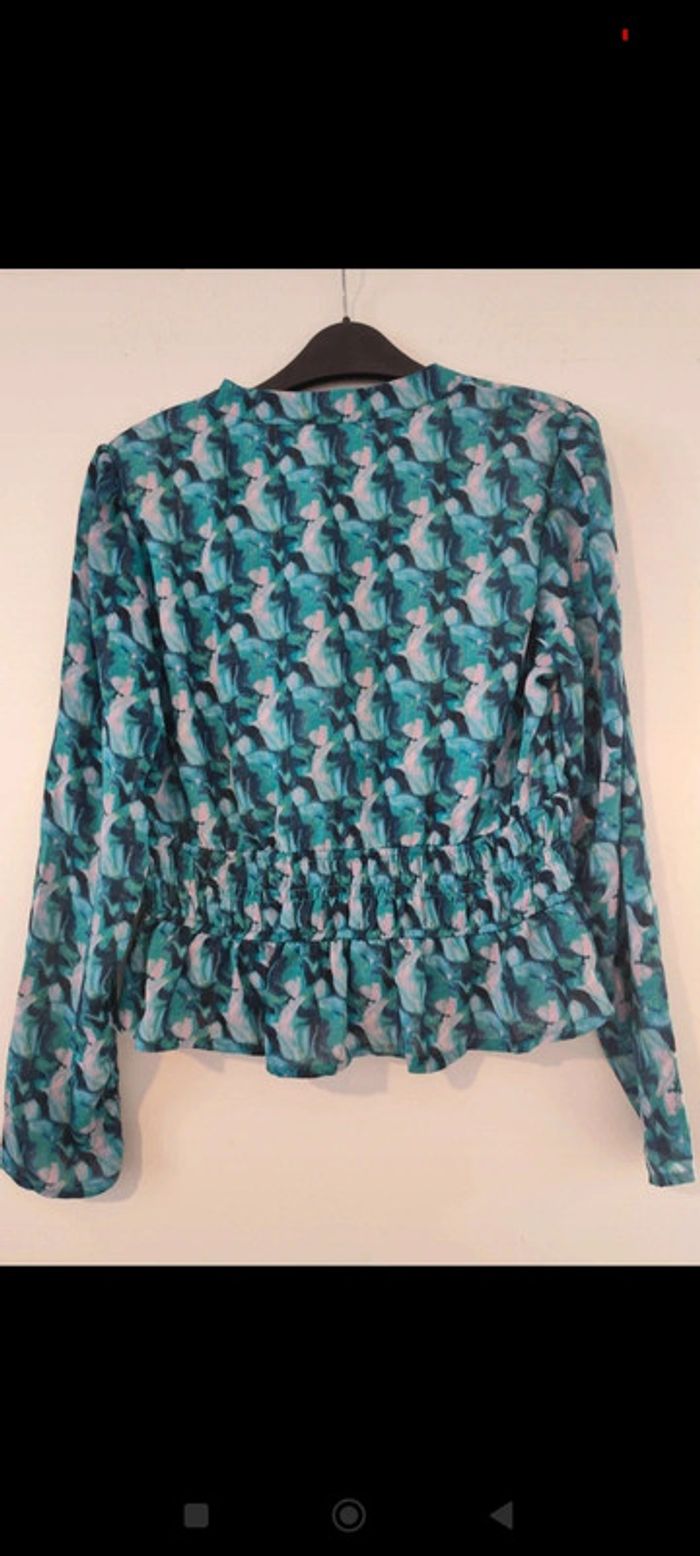 Blouse coupe péplum coloré taille 40 Manoukian - photo numéro 2