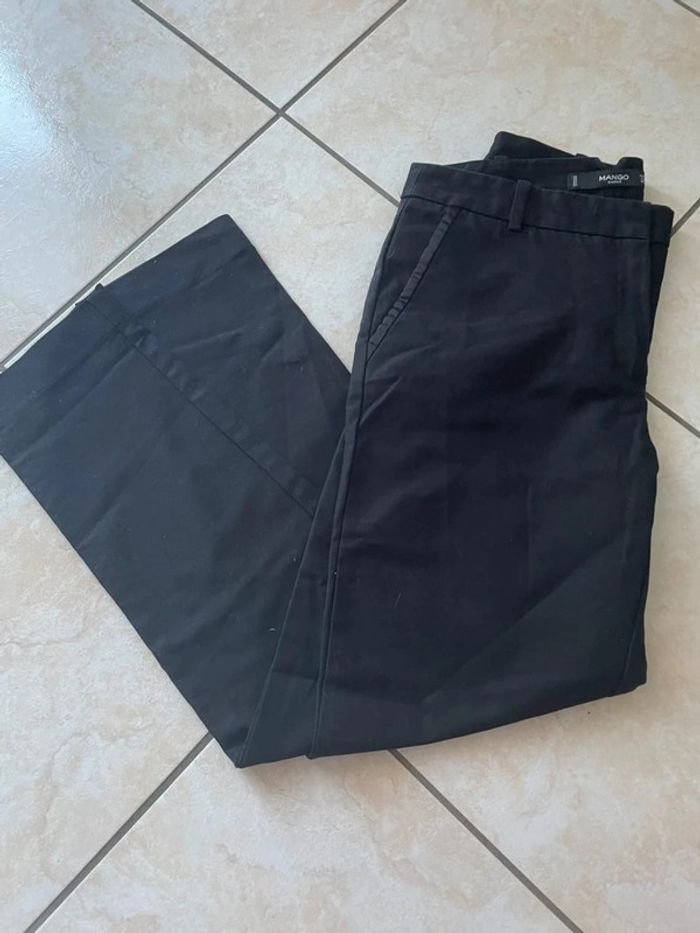 Pantalon de tailleur noir Mango Basics - Très bon état - photo numéro 2