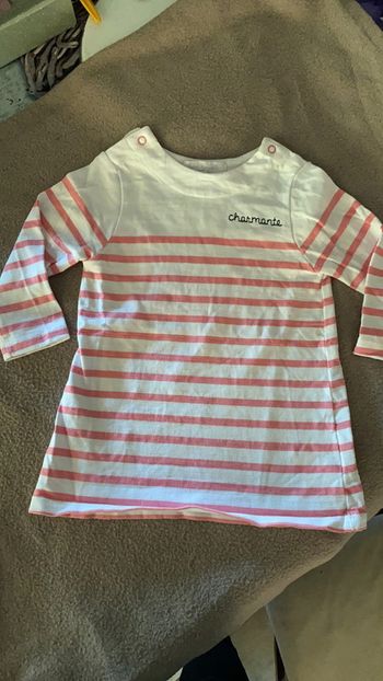 Jolie robe à rayures Cadet Rousselle