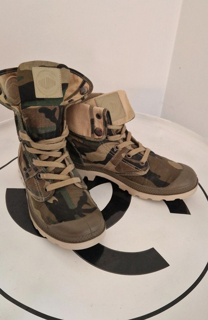 Baskets Palladium camouflage pointure 36 - photo numéro 3