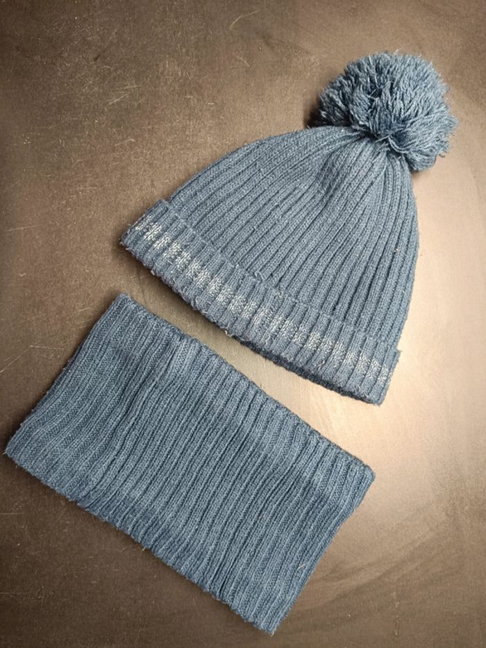 Ensemble bonnet et tour de cou - photo numéro 4