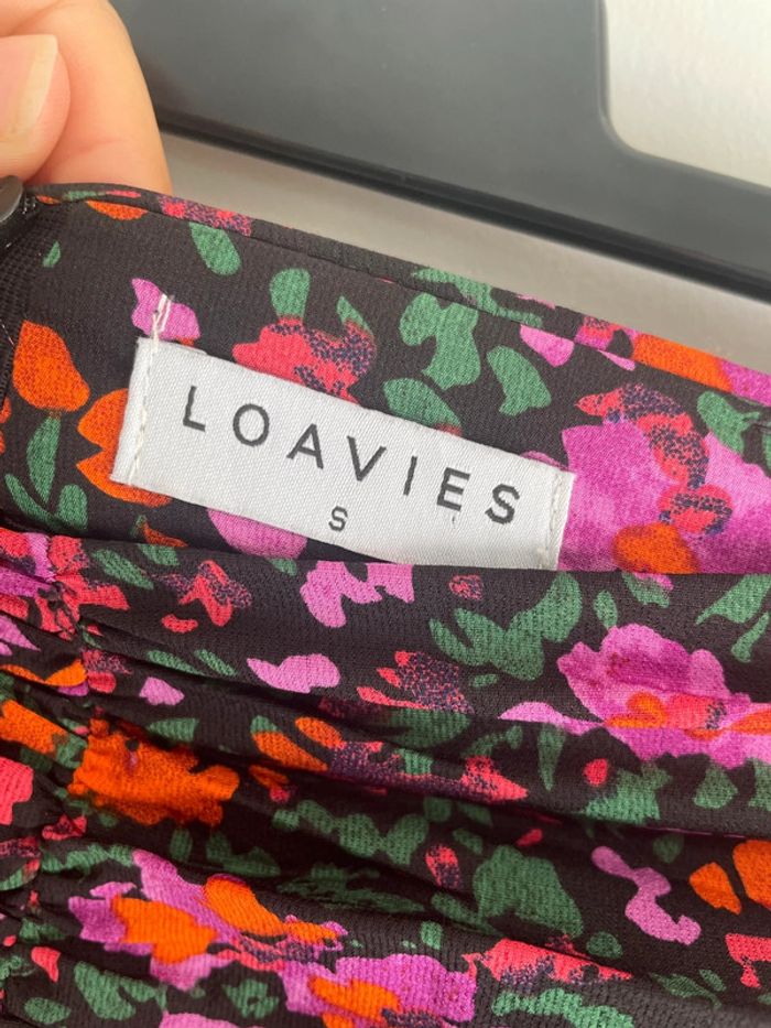 Jupe fleurie Loavies à volants - photo numéro 3