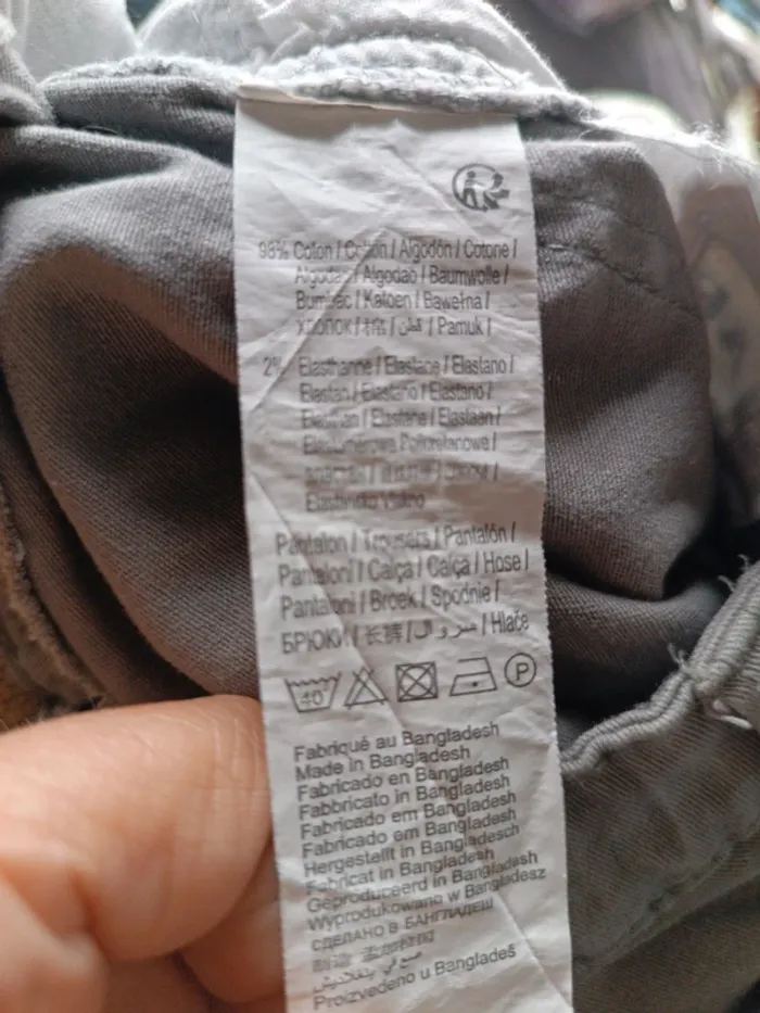 Jean slim fit gris Kiabi 6A - photo numéro 8