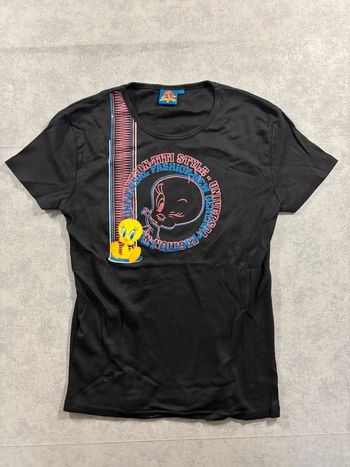 T-shirt Looney Tunes Noir Neuf Taille L
