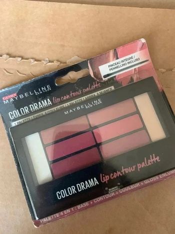 Palette color drame lip contour par Maybelline