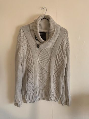 Homme 👨 pull d’hiver beige taille M