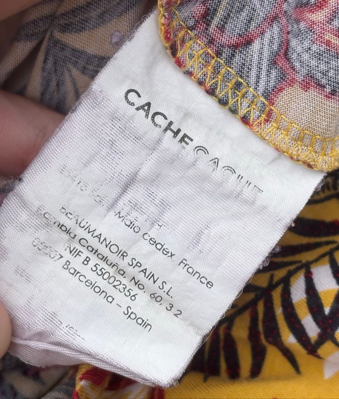 T-shirt imprimé fleuri 🌺 Cache Cache 🏷 Taille : 36 - photo numéro 5