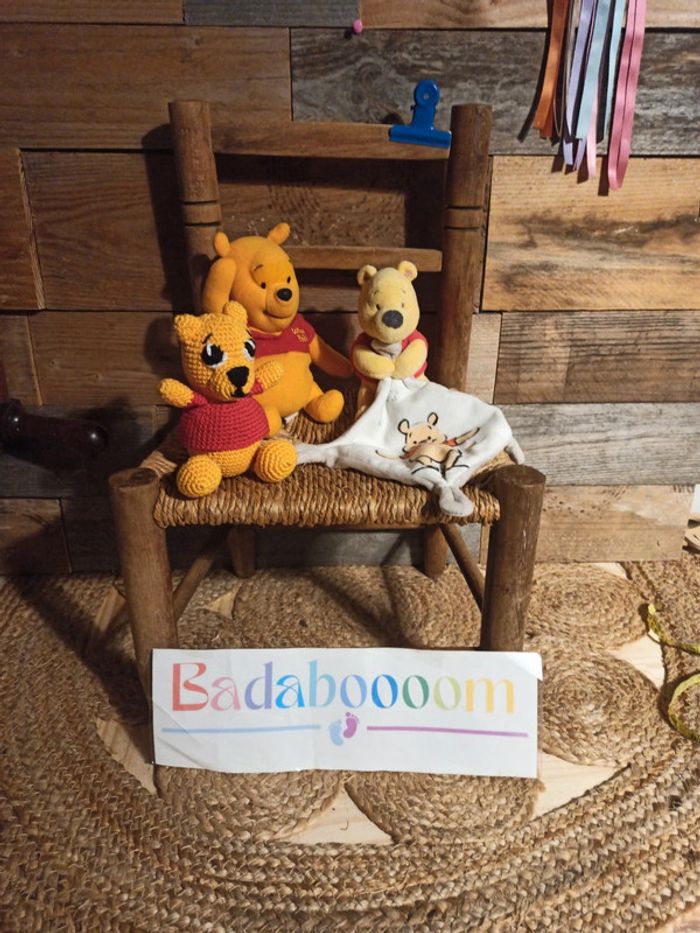 Peluche doudou Winnie l'ourson tbe