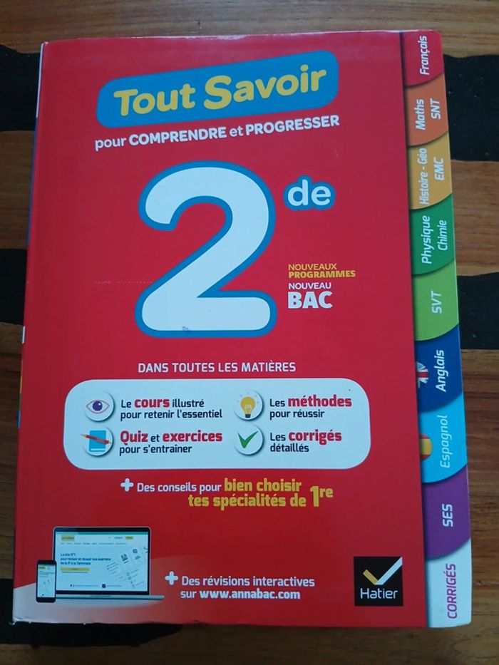 Tout savoir 2nde