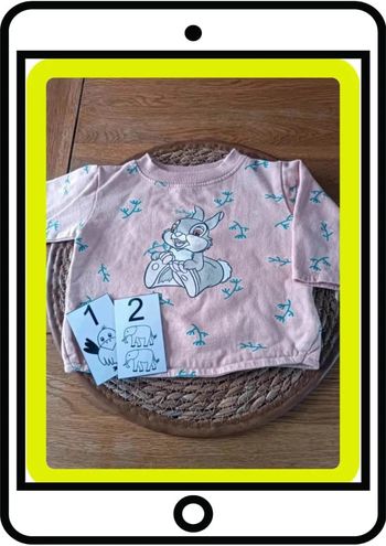 Sweat panpan 12 mois