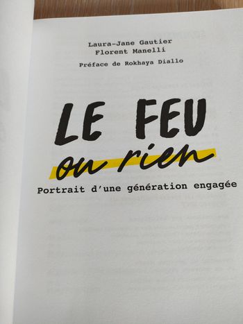 Livre Le feu ou rien