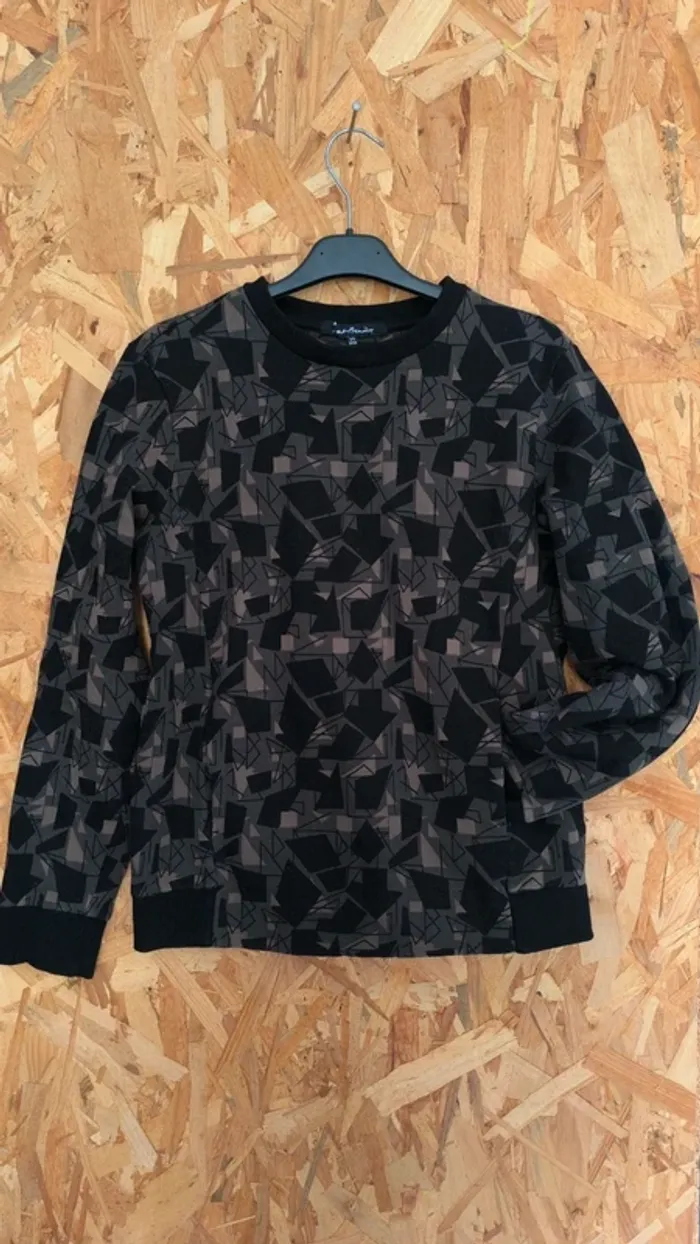Sweat kaki & noir