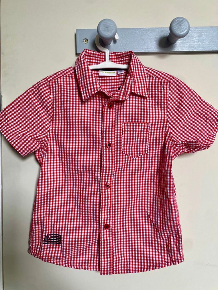 Lot de 2 chemises a manches courtes 3 ans - photo numéro 3