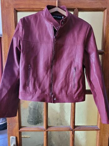 Blouson imitation cuir taille 3 (M) chic et jeune