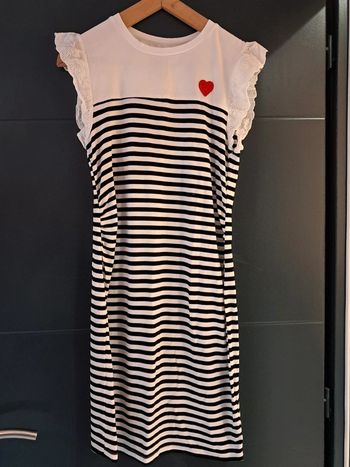 Robe grossesse shein à rayures