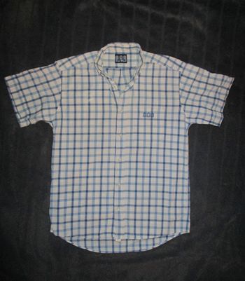 Chemise homme, manches courtes, Serge Blanco