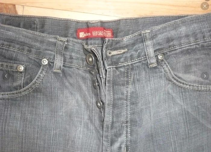 🤩 sublime jean JULES 40 en coton gris très sympa et intemporel - photo numéro 4
