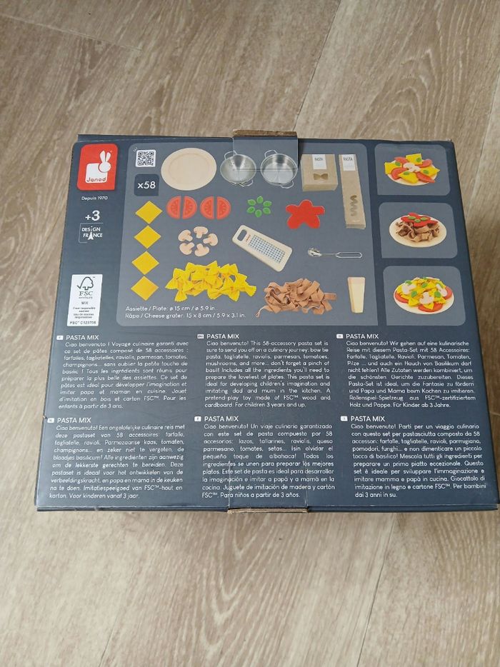 Jouet neuf set de pâtes janod - photo numéro 3