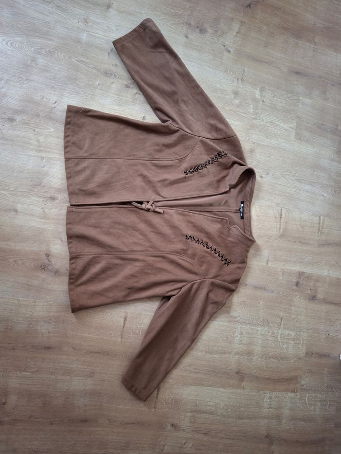 Veste suédine