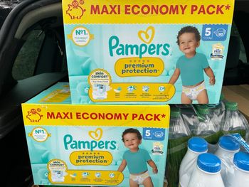 Couches Pampers premium T5