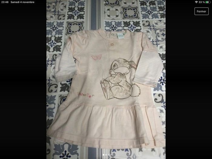 robe disney tbe 6 mois neuve