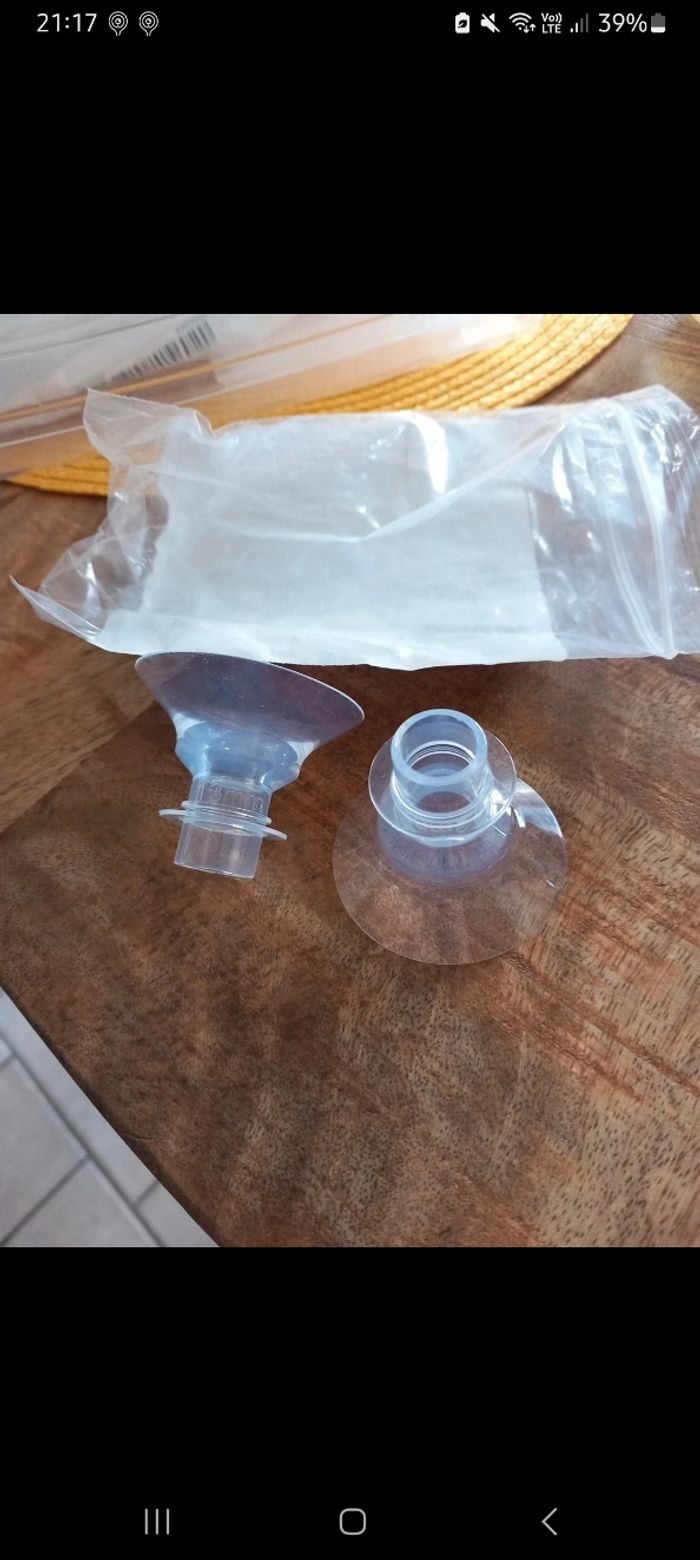 Insert de bride / teterelles pour tire lait 13mm