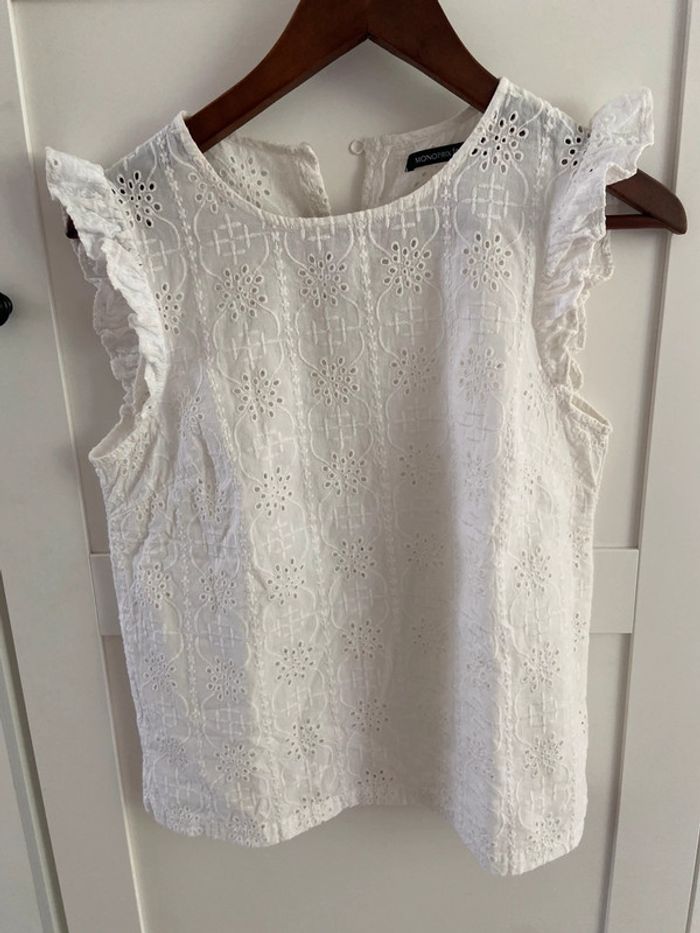 Blouse Monoprix broderies anglaises - photo numéro 2