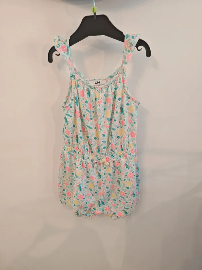 Combi-short flamand rose 3 ans